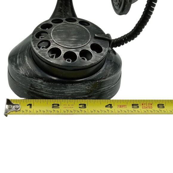 Haunted Ringing and Talking Vintage-Style Rotary Dial Telephone Retro Look - Picture 10 of 12